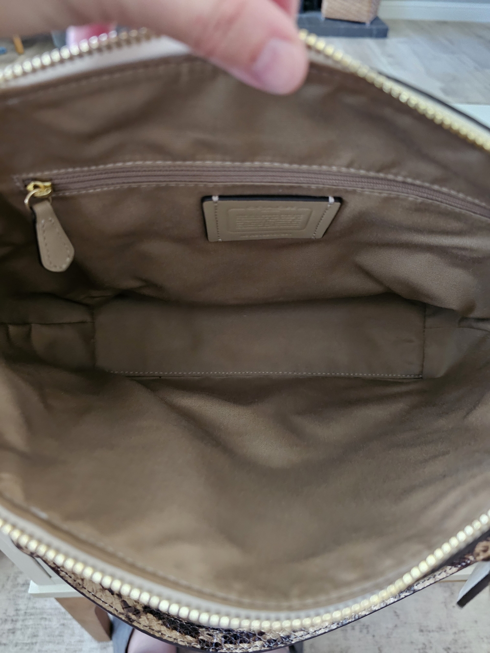 Coach Kacey Satchel In Signature Brown Canvas And Leather - Picture 5 of 13